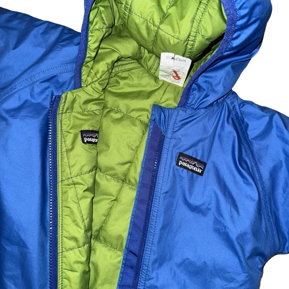 Patagonia Kids Blue and Green Jacket - Picture 5 of 8